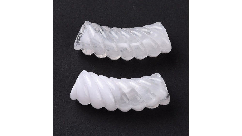 copy of Perles tubes en résine 35x13x11mm couleur mix