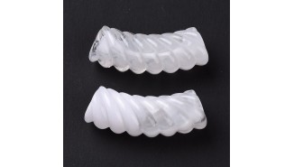 perle tube torsadée
