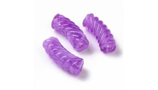 tube torsade mauve