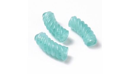 perle tube bleu
