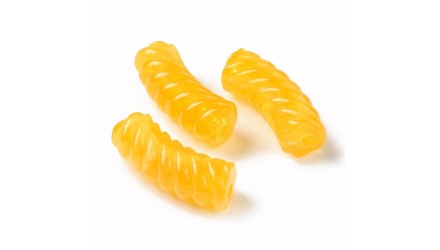perle tube jaune