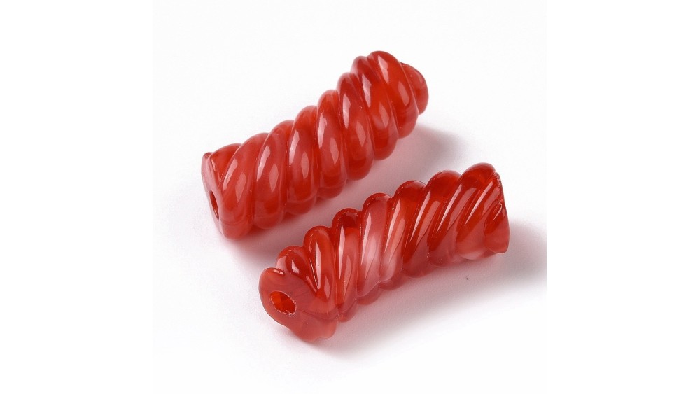 copy of Perles tubes en résine 35x13x11mm couleur mix