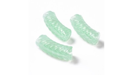 perle tube vert anis