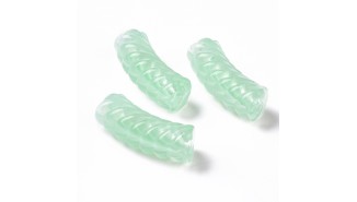 perle tube vert anis