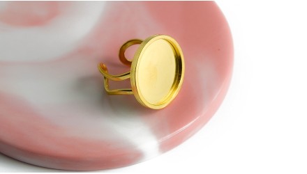 support cabochon 20mm