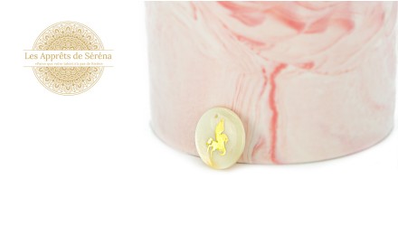 médaillon nacre pégase