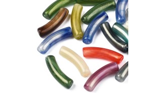 perle tube nacrée
