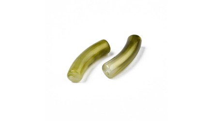 perle tube vert tilleul