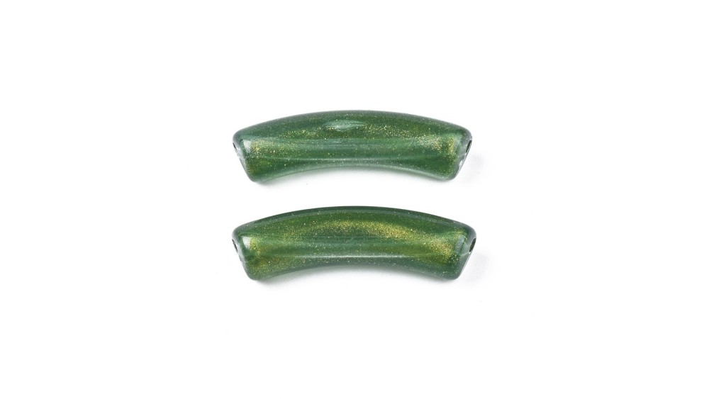 copy of Perles tubes en résine 35x13x11mm couleur mix