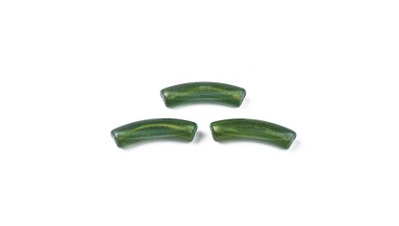 perle tube vert mousse