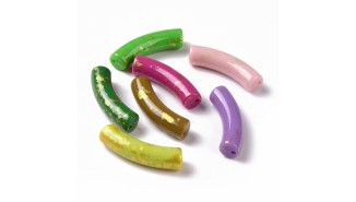 perle incurvée multicolore