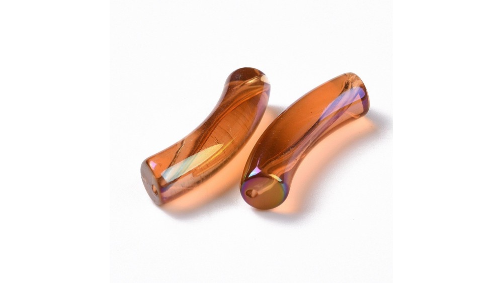 perle tube irisé
