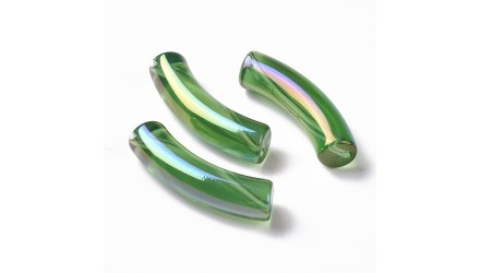 tube irisé vert