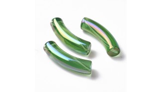 tube irisé vert