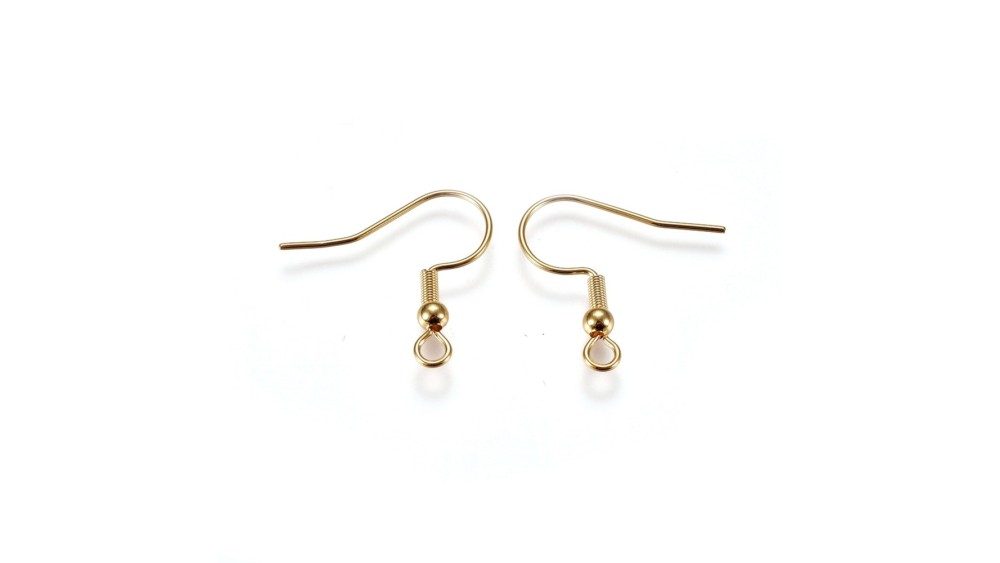 copy of Crochets d'oreilles en laiton doré