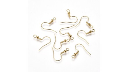 copy of Crochets d'oreilles en laiton doré