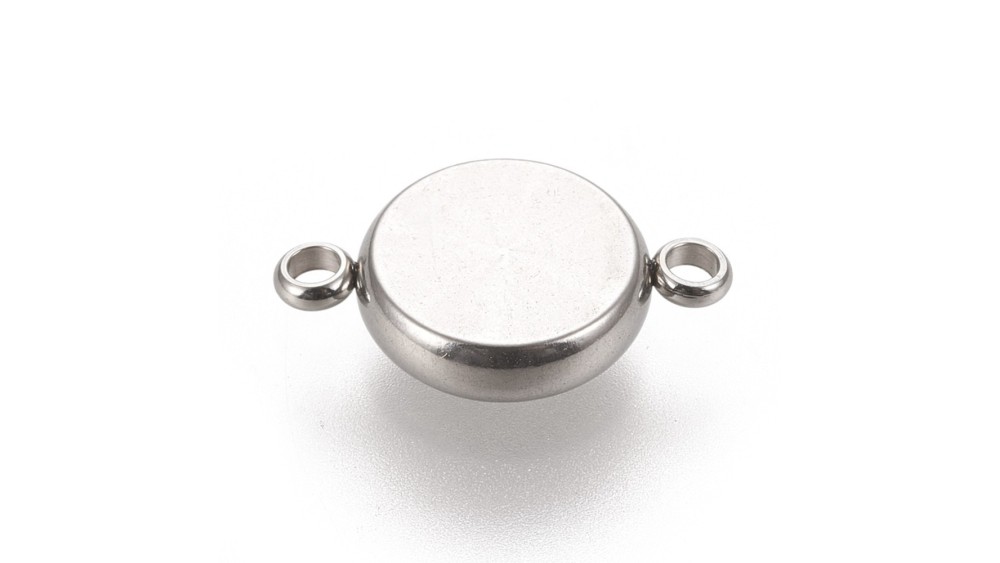 copy of Connecteur support cabochon 6mm acier inoxydable