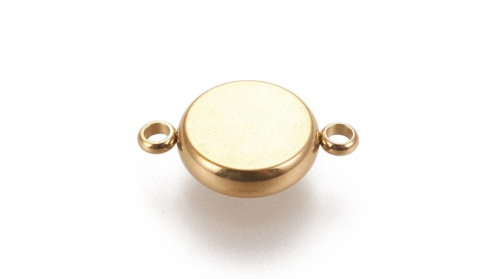 copy of Connecteur support cabochon 6mm acier inoxydable