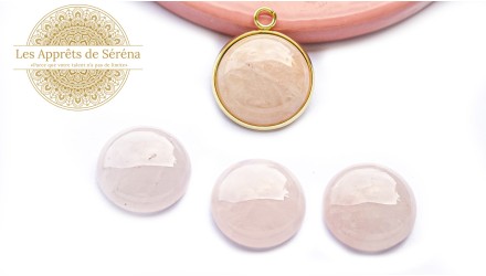 quartz rose 20mm
