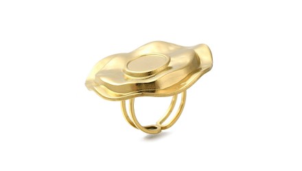 copy of Bague support cabochon 20mm acier inoxydable or