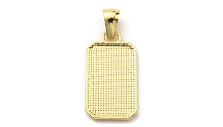 pendentif plaque mauvais oeil