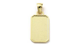 pendentif plaque mauvais oeil