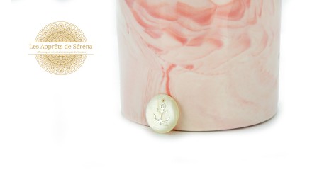 copy of Pendentif en nacre naturelle et acier arbre de vie