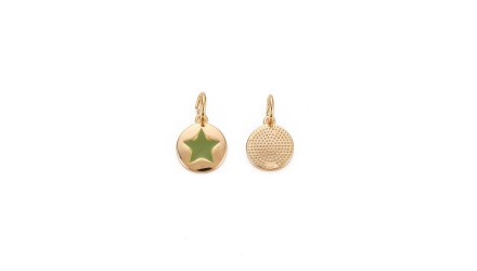 pendentif etoile laiton