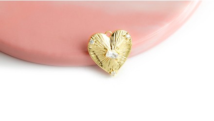 pendentif coeur 18k