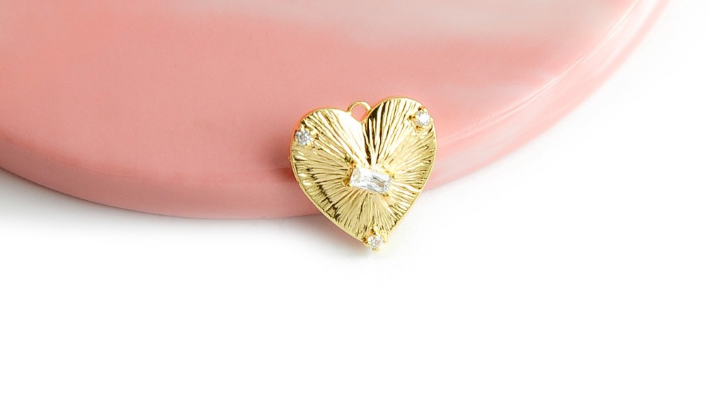 pendentif coeur 18k