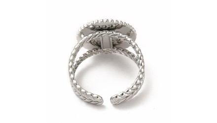 support bague acier