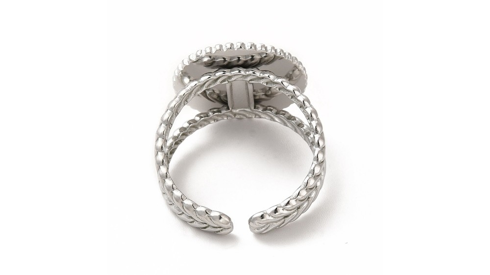 support bague acier