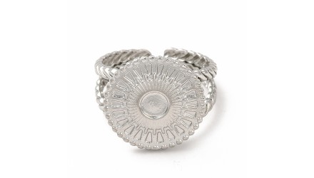support bague acier ajustable