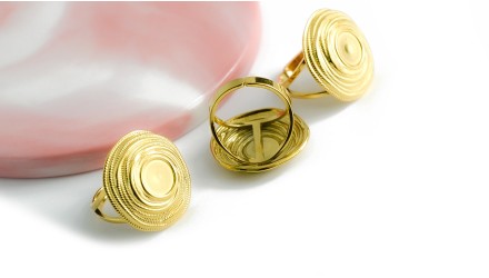 support bague acier