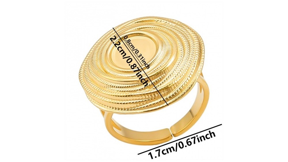 copy of Bague scarabée acier plaqué or 18K