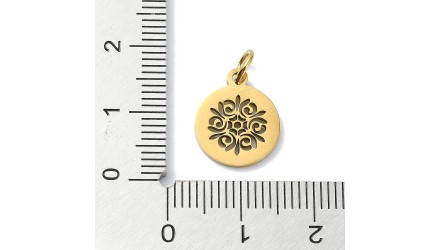 copy of Pendentif boussole acier inoxydable couleur or