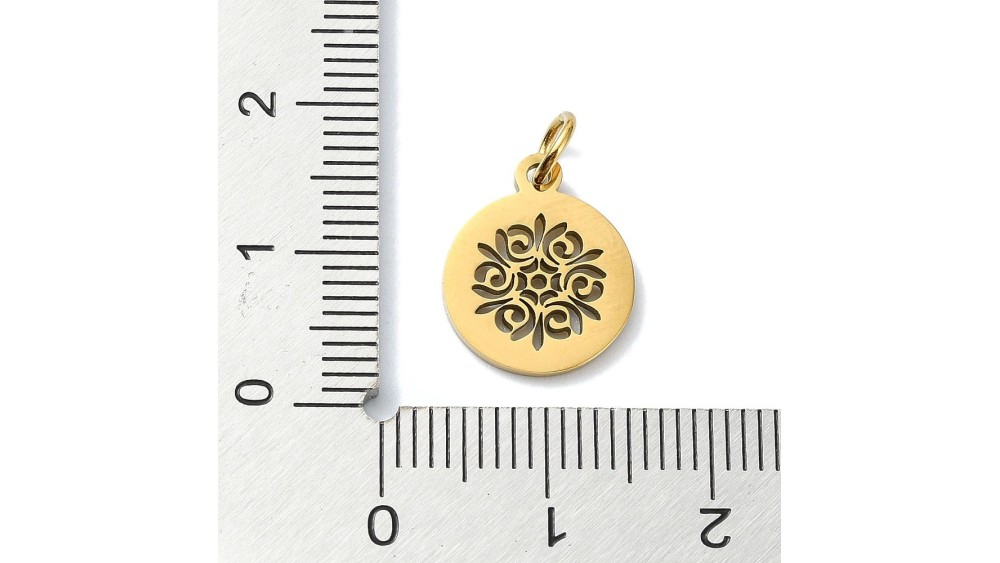 copy of Pendentif boussole acier inoxydable couleur or