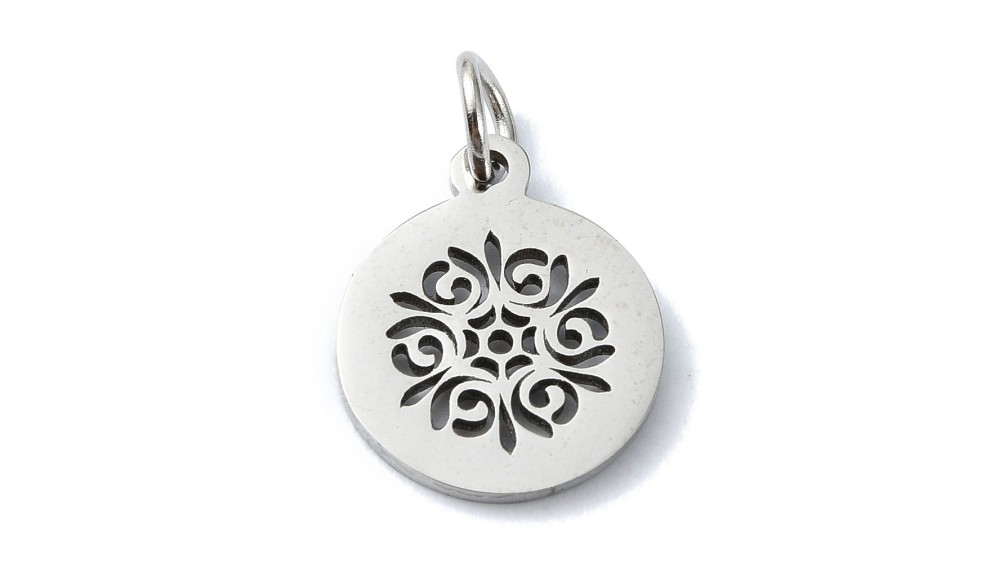 copy of Pendentif boussole acier inoxydable couleur or