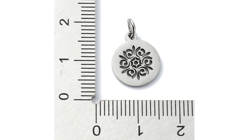 copy of Pendentif boussole acier inoxydable couleur or