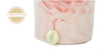 copy of Pendentif en nacre naturelle et acier arbre de vie