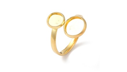 support bague double or