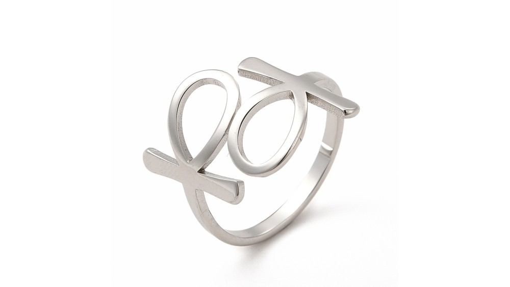 copy of Bague Ankh en acier inoxydable plqué or 18k