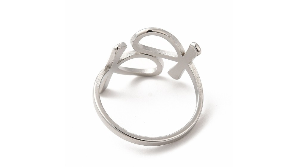 copy of Bague Ankh en acier inoxydable plqué or 18k