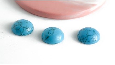 copy of Cabochon 12mm agate indienne naturelle