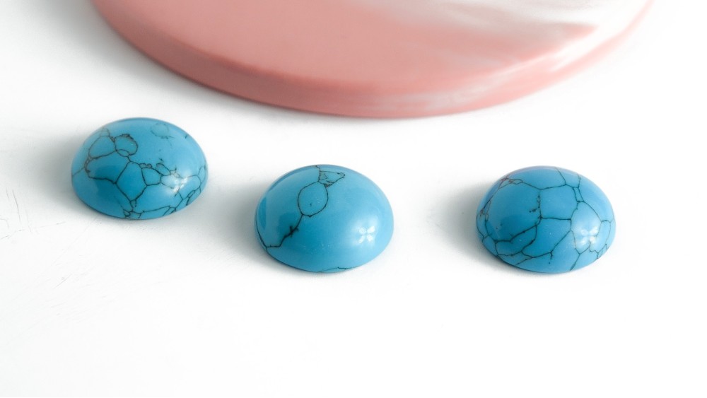 copy of Cabochon 12mm agate indienne naturelle