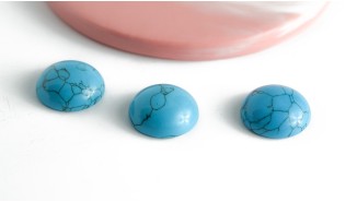 copy of Cabochon 12mm agate indienne naturelle