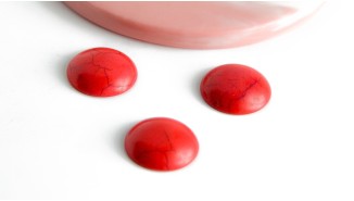 copy of Cabochon 12mm agate indienne naturelle