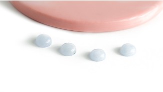 cabochon 8mm bleu