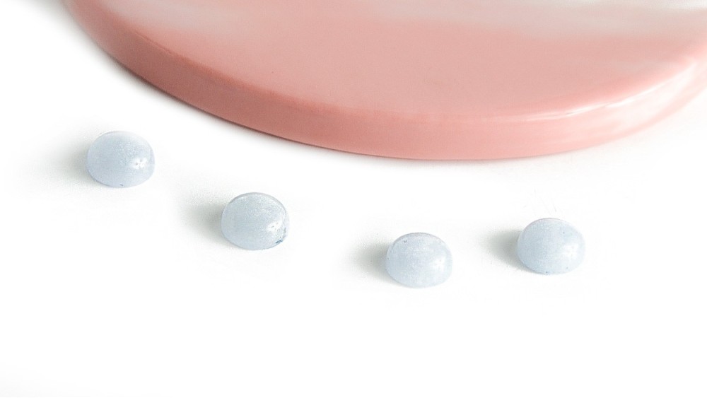 copy of Cabochon 12mm agate indienne naturelle