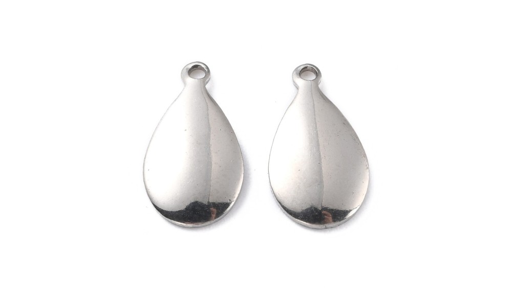 copy of Pendentifs goutte acier 201 doré